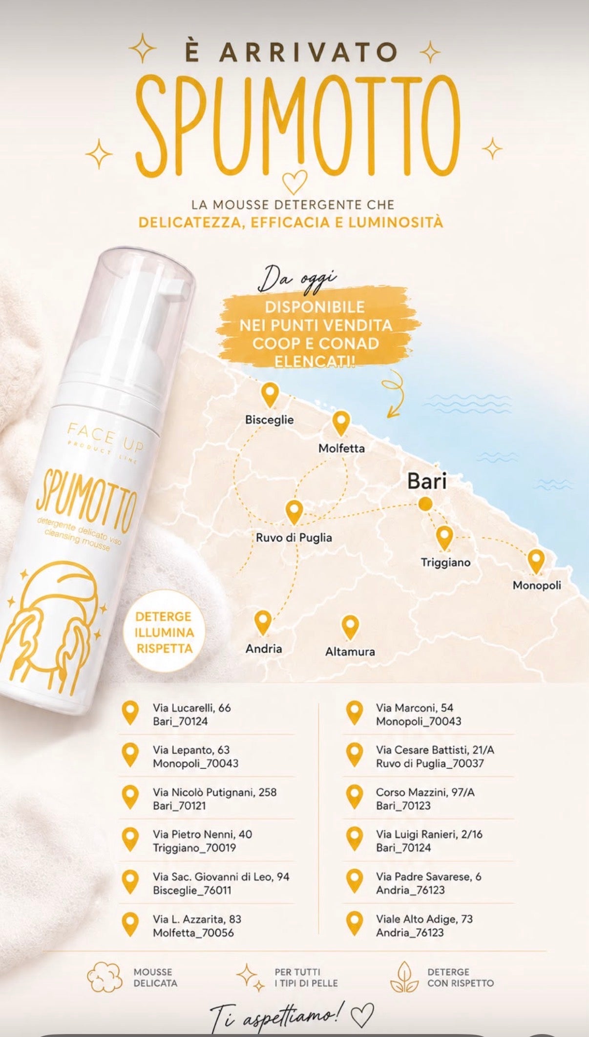 Spumotto Shampoo Detergente Ciglia e Sopracciglia 60 ml