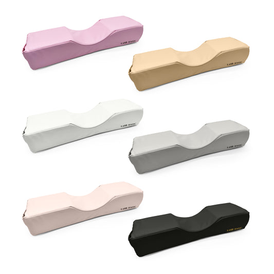 Cuscino in memory foam con rivestimento in ecopelle 56x18x10cm