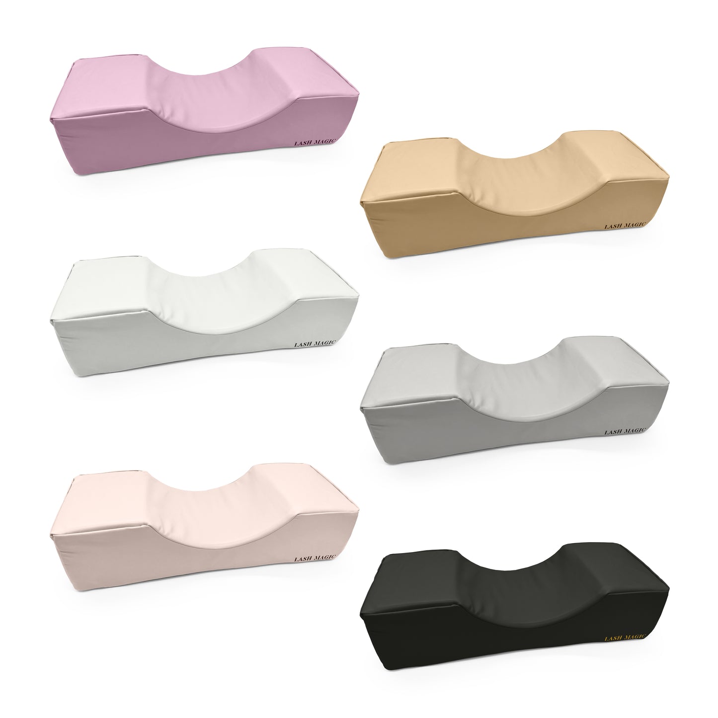 Cuscino in memory foam con rivestimento in ecopelle 50x20x12cm