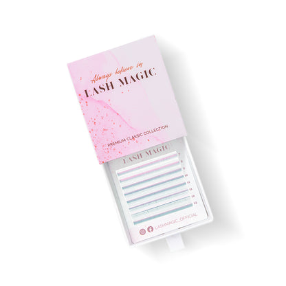 Ciglia Classiche bicolore 8 linee 0.07