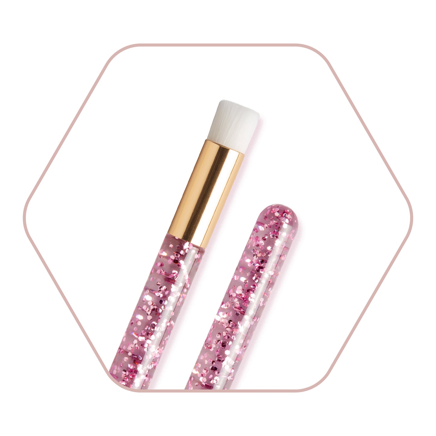 spazzola per la pulizia delle ciglia - glitter