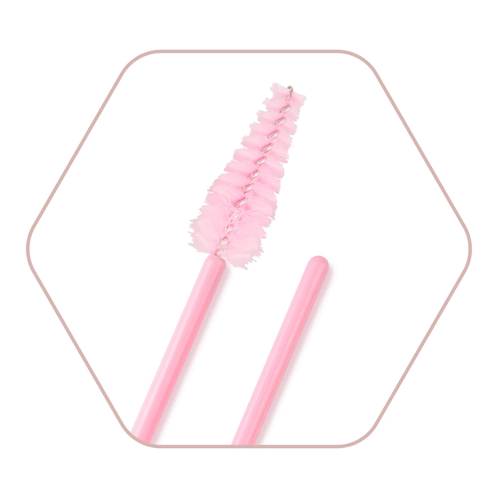Drop-shaped mascara brush