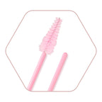 Drop-shaped mascara brush