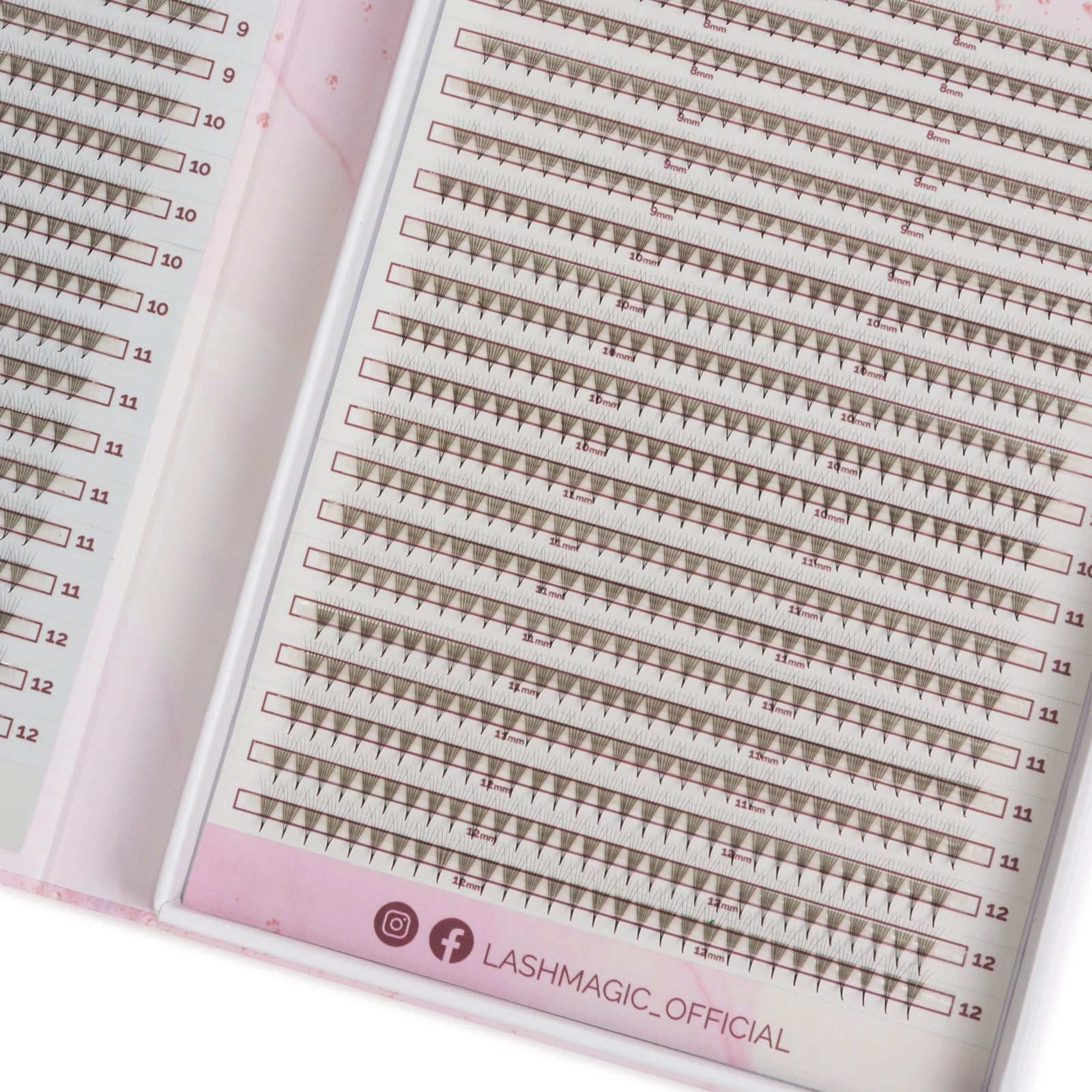 6D Promade eyelash 0.05 - 40 rows