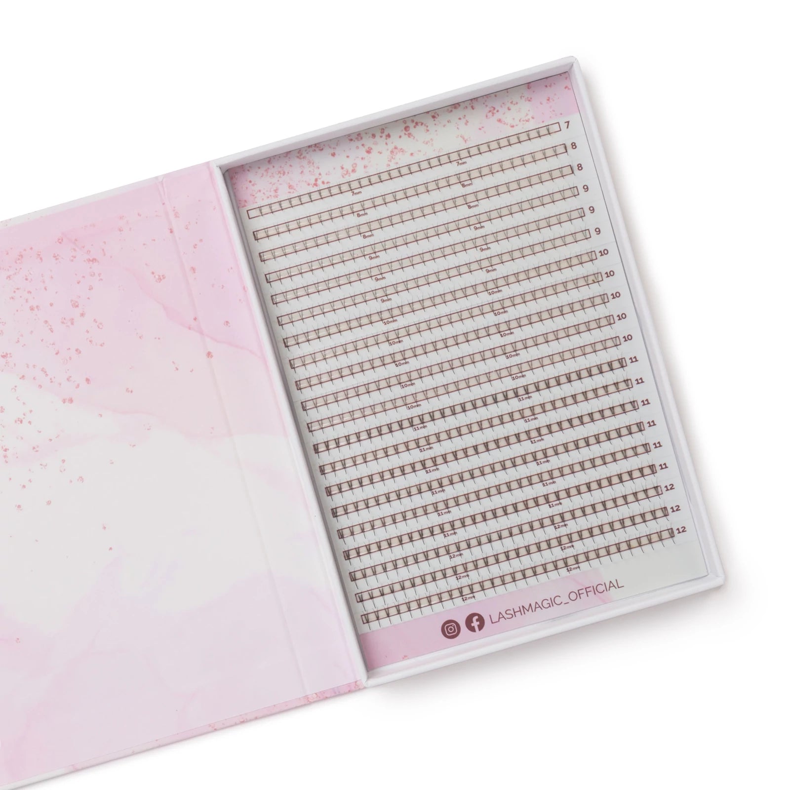 2D Promade eyelash 0.10 - 20 rows