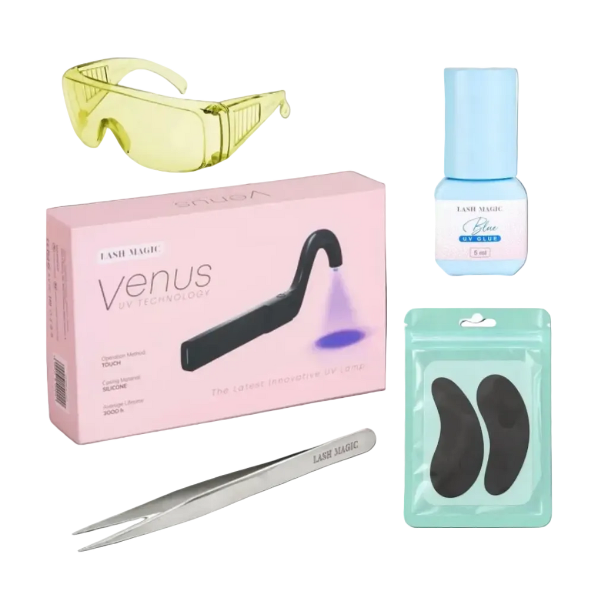 Kit Venus UV Pro – Lampada, Colla Blue e Accessori