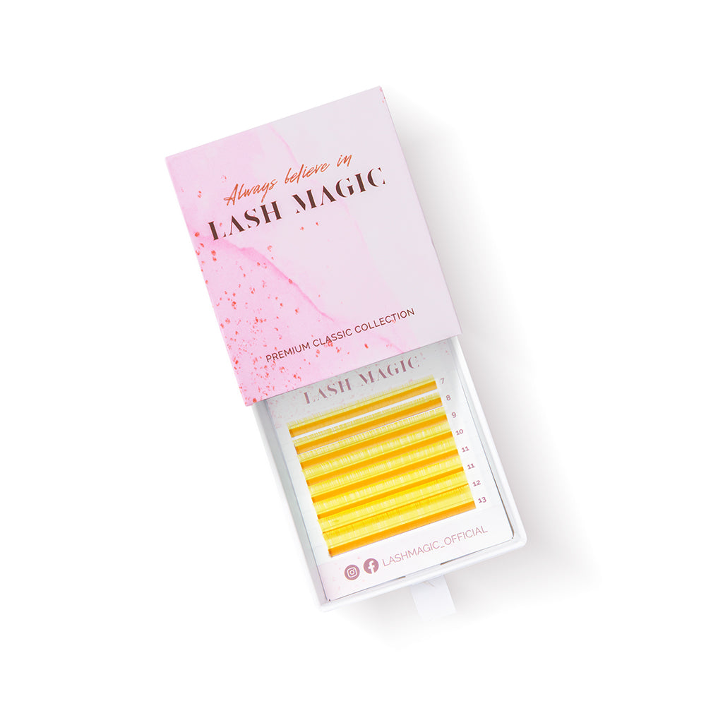 Ciglia Classiche Colorate 8 linee 0.10