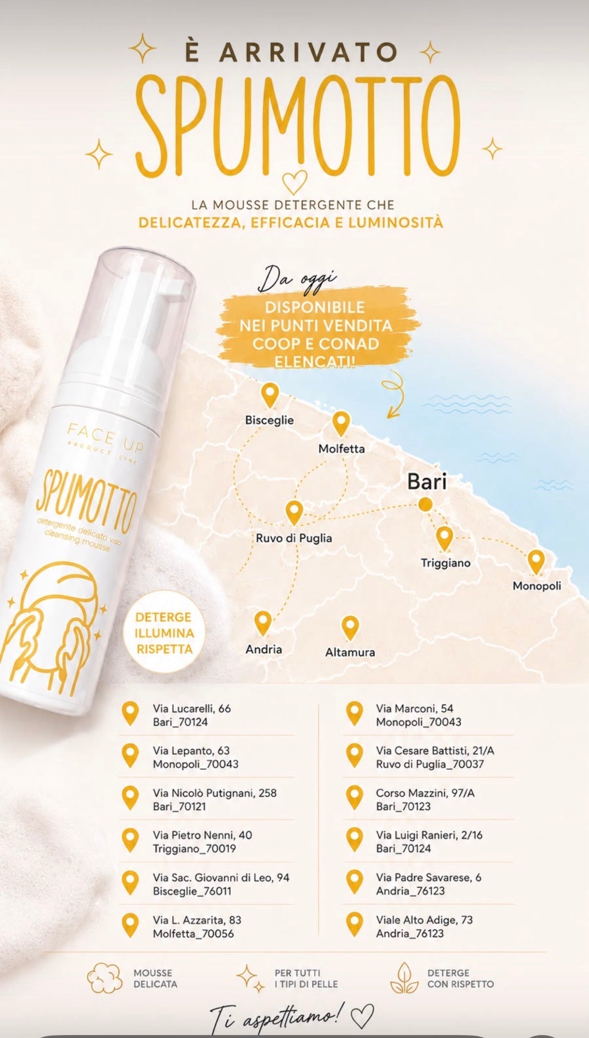 Spumotto Shampoo Detergente Ciglia e Sopracciglia 60 ml