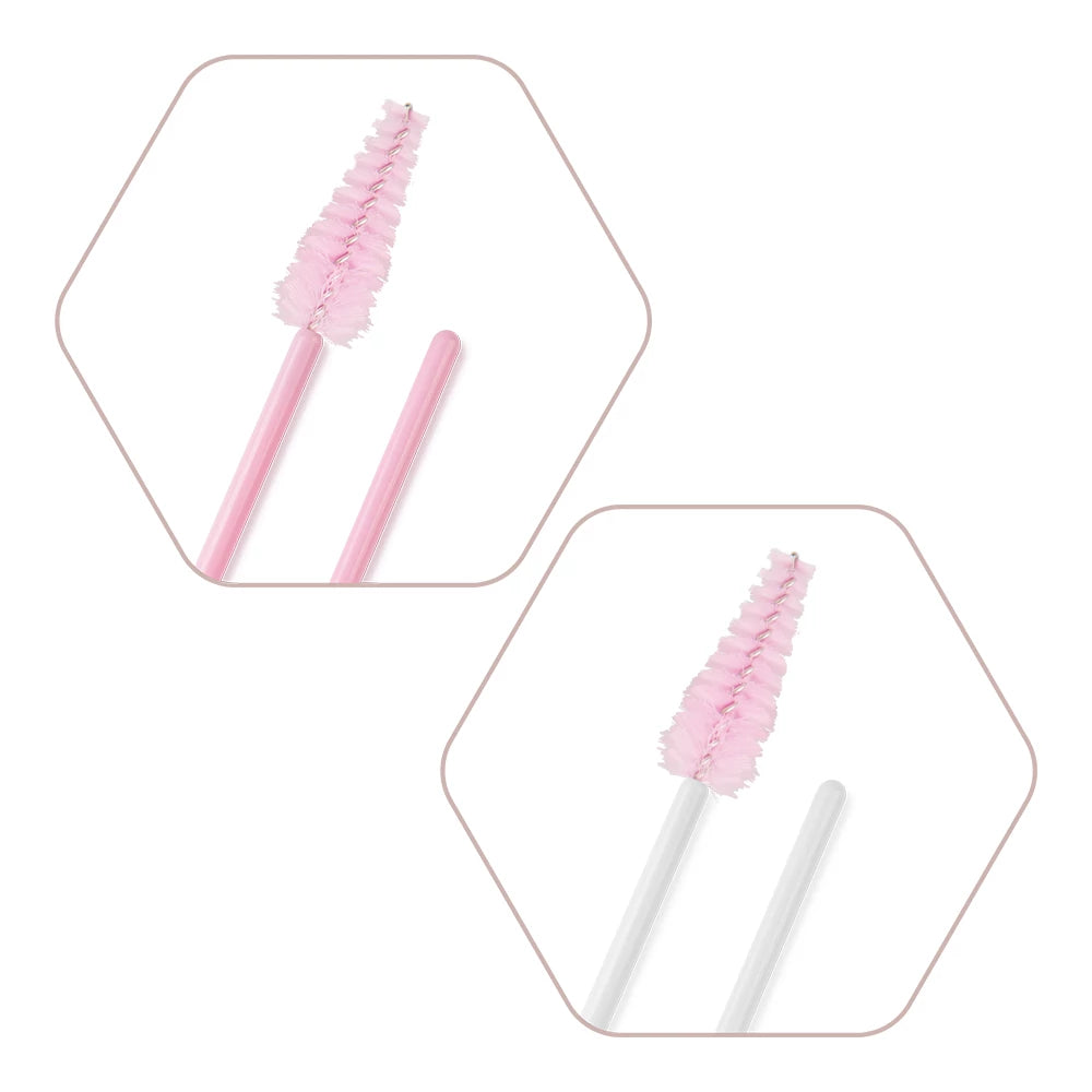 Drop-shaped mascara brush