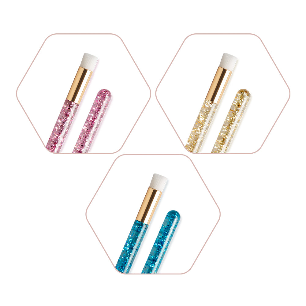 spazzola per la pulizia delle ciglia - glitter