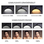 Moon cosmetic LED lamp black