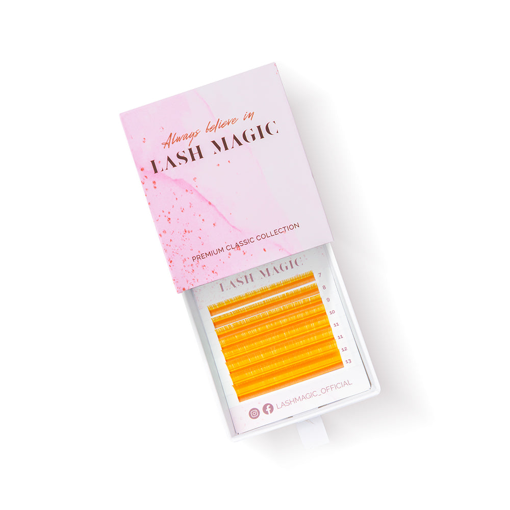 Ciglia Classiche Colorate 8 linee 0.10