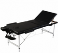 3 zone aluminium massage bed