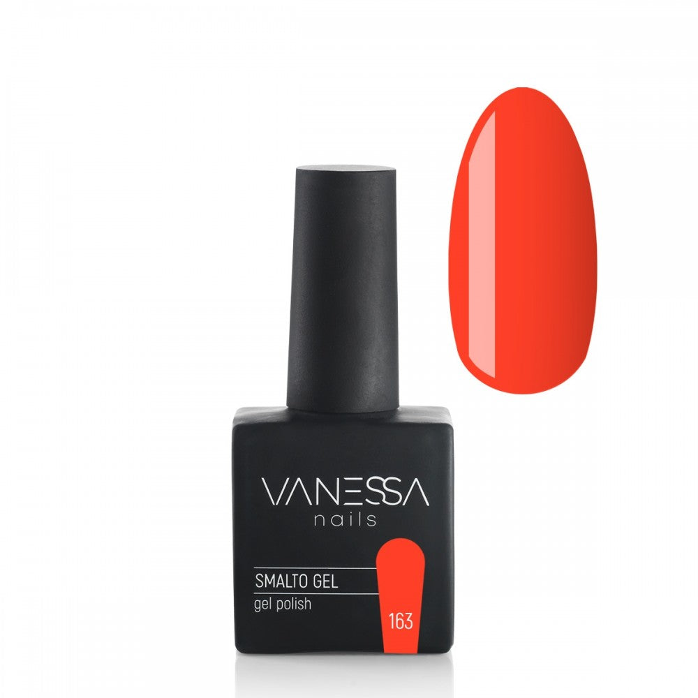 Smalto Gel Vanessa - 0163 Rosso fluo