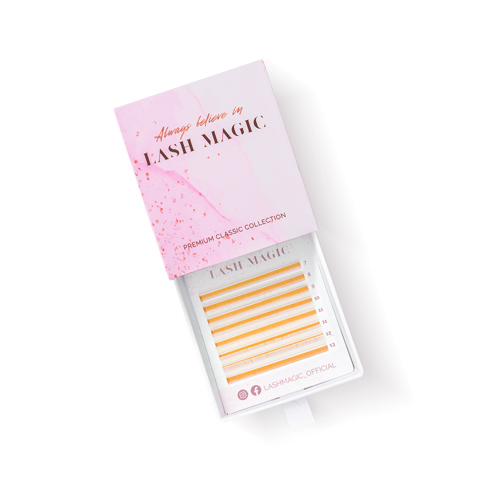 Ciglia Classiche Colorate 8 linee 0.10