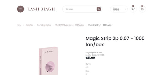 Magic Strip 3D 0.07 - 1000 fan/box