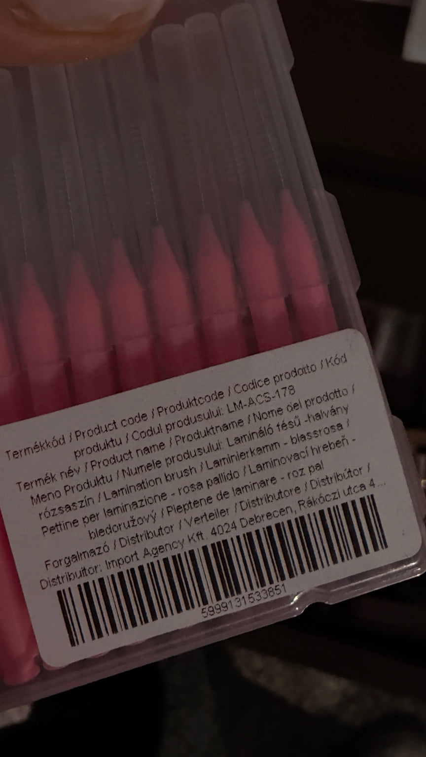 Pettini per laminazione Lash Magic rosa cipria