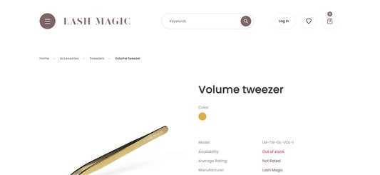 Pinzette Volume - White / 1 / Nano Fiber