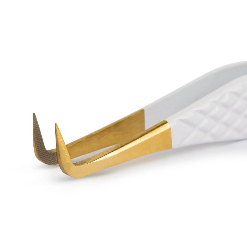 Pinzette Volume - White / 2 / Placcato in oro