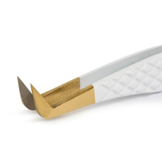Pinzette Volume - White / 3 / Placcato in oro