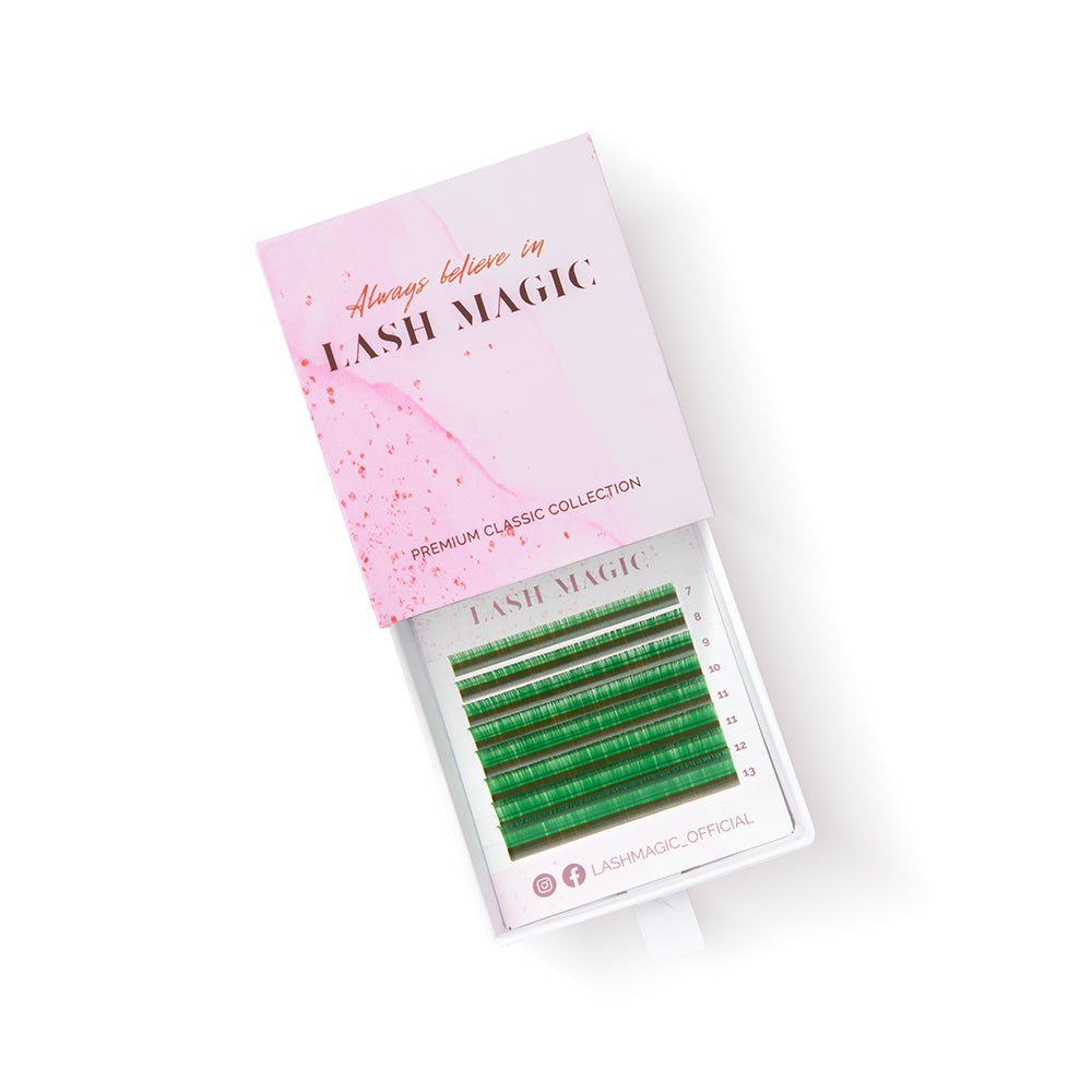Ciglia Classiche Colorate 8 linee 0.10